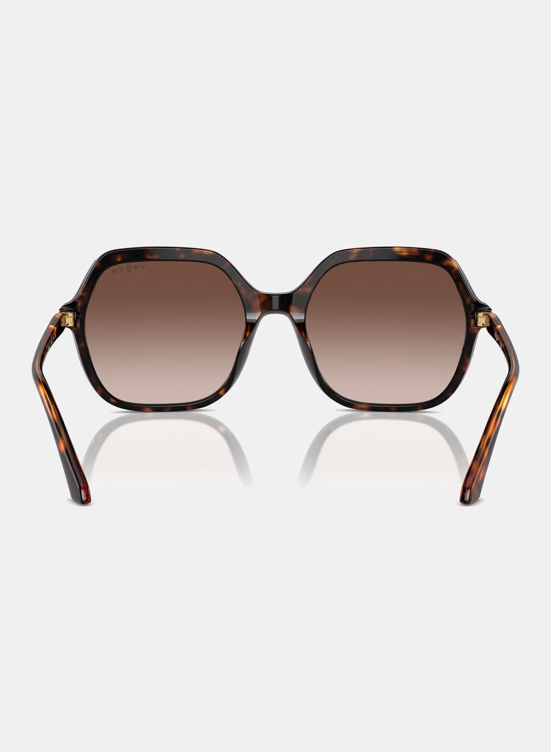 فوغ نظارة شمسية بإطار كامل سداسي 5561S, 56, W656, 13 - Image 4